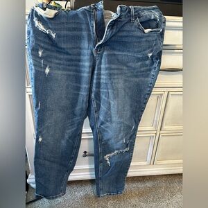 Judy Blue size 18 boyfriend fit stretchy jeans